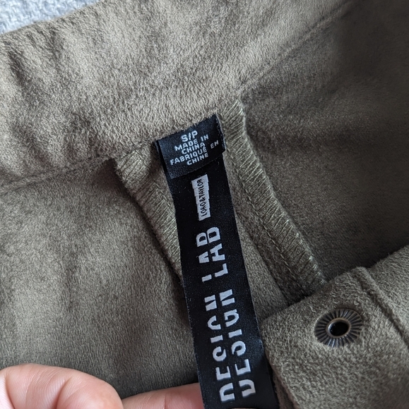 Design Lab Lord and Taylor Olive Green Skirt - Picture 3 of 7